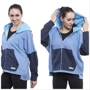 Adidas STELLASPORT Stella McCartney Colorblock Hoodie sz XS